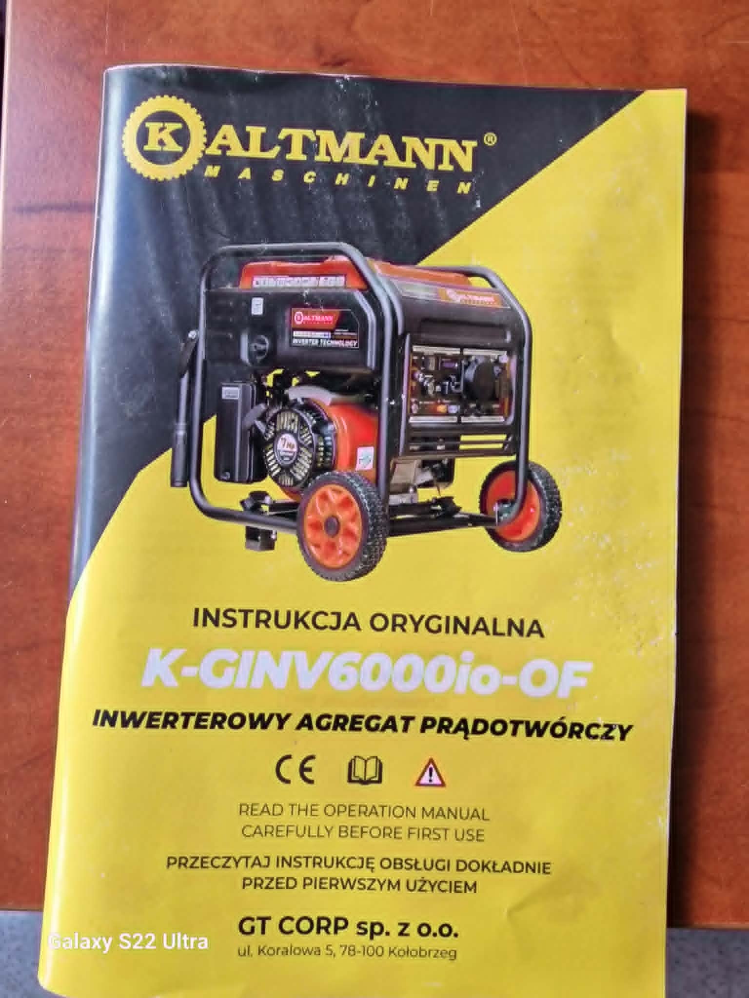 Agregat Kaltmann K-GINV6000io-OF