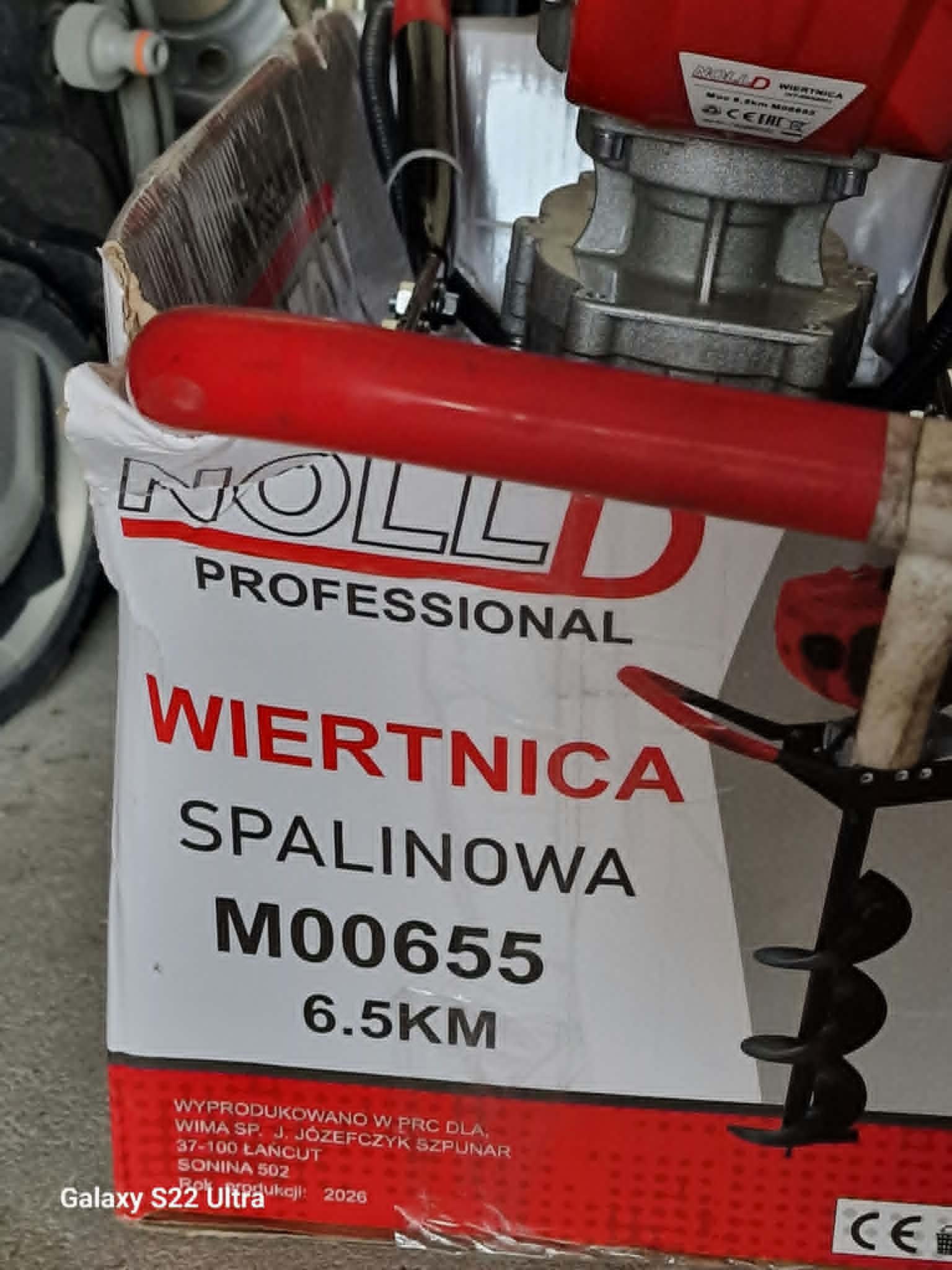 Wiertnica spalinowa NOLL D M00655 6.5 KM